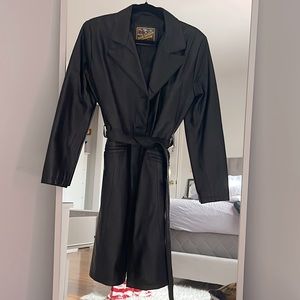 Real leather coat made in Pakistan !!!